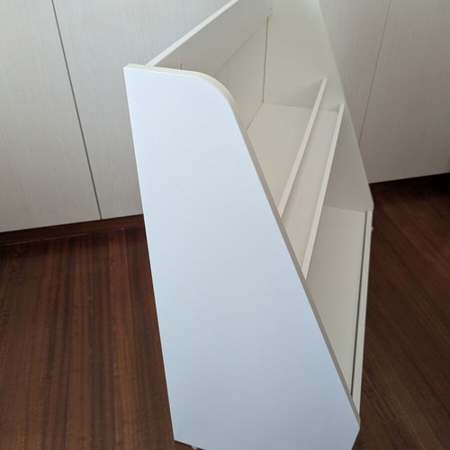 IKEA Bergig white book storage with drawer