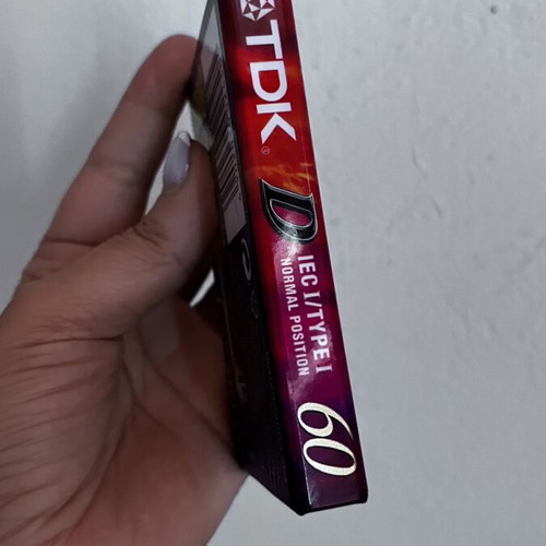 TDK D60 cassette sealed, vintage, excellent condition