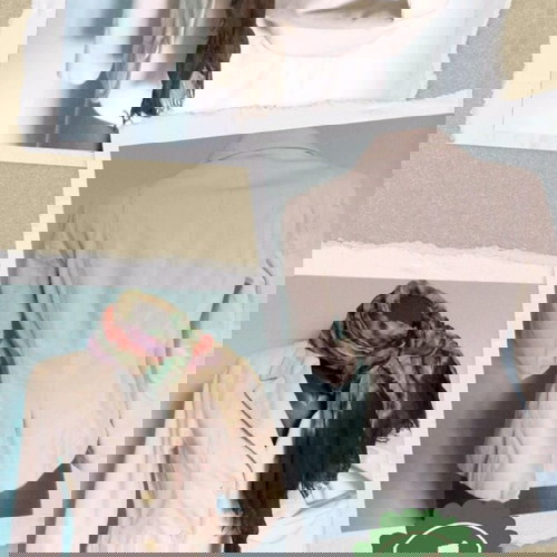 Γυναικείο τζιν σακάκι H&M Devided λευκό, σαν καινούργιο