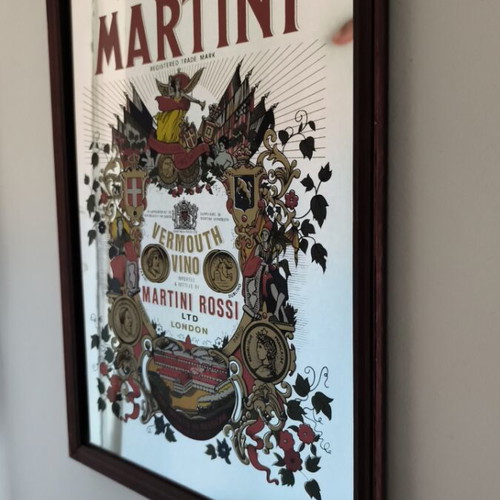 Martini frame with glass used, 40x30 cm