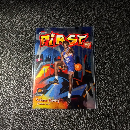 2025-2026 Topps Finest First Rasheem Fleming Phoenix Suns card like new