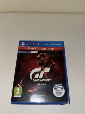 Gran Turismo Sport PS4 μεταχειρισμένο με φθαρμένη θήκη και ελάχιστα χρησιμοποιημένο δισκάκι