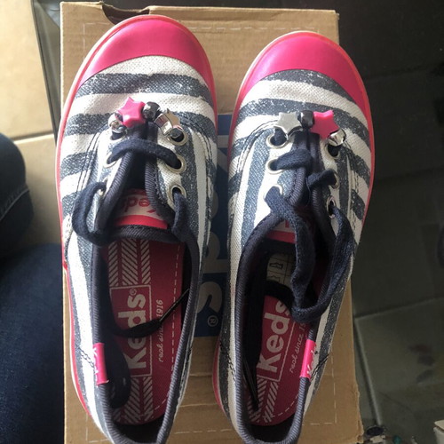 Keds Kids Champion K sneakers size 29 new, blue and pink