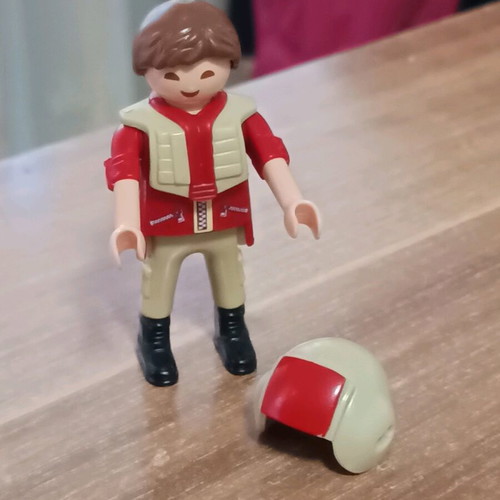 Playmobil pilot like new with helmet gift