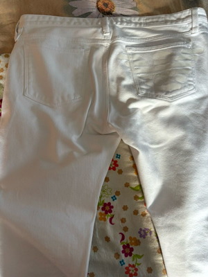 Armani white denim pants like new, size 33
