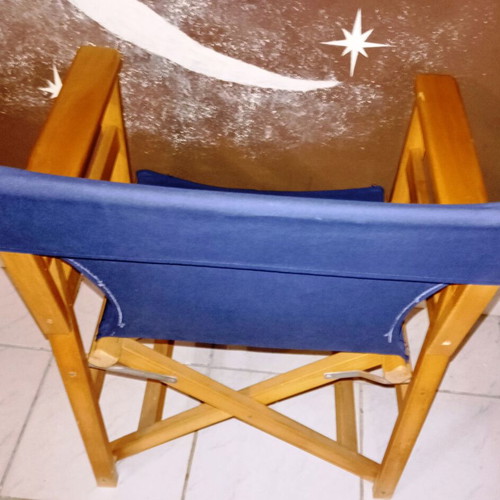 Wooden director chair like new