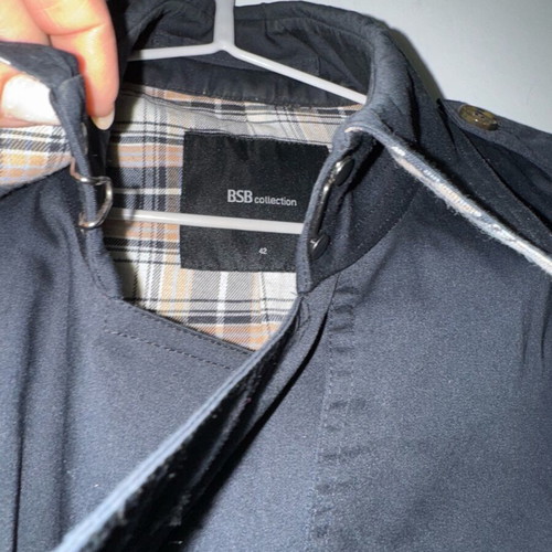 BSB trench coat new with lining blue size M
