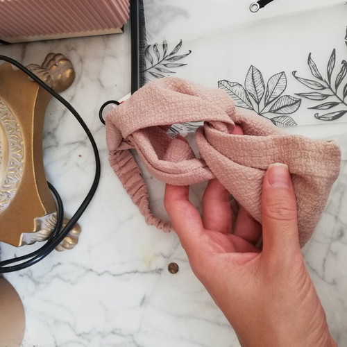 Beige hairband