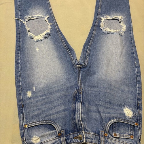 Tally Weijl mom fit jeans size 38 like new with rips blue