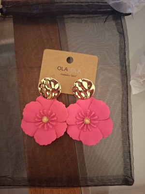 Earrings new with impressive color