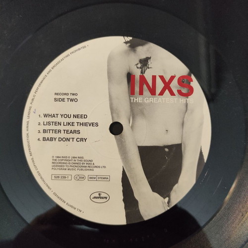 INXS The Greatest Hits 2LP original Greece pressing 1994 like new