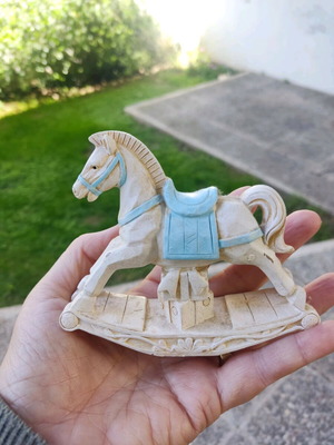 Decorative rocking horse new, heavy polyester material
