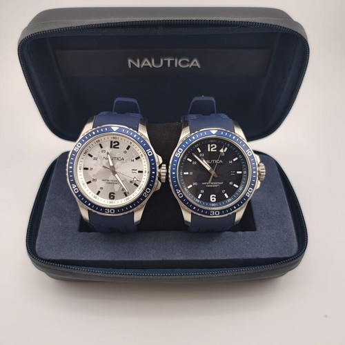 Nautica men's watch new, black and blue