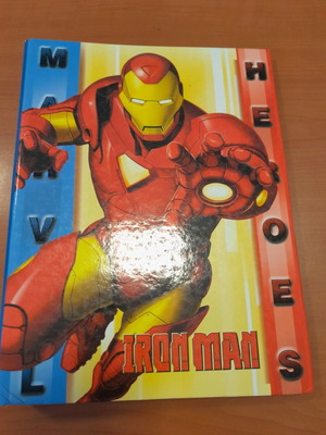 Ντοσιέ με εικόνα Iron Man σαν καινούργιο από τη Marvel με ανταλλακτικά φύλλα