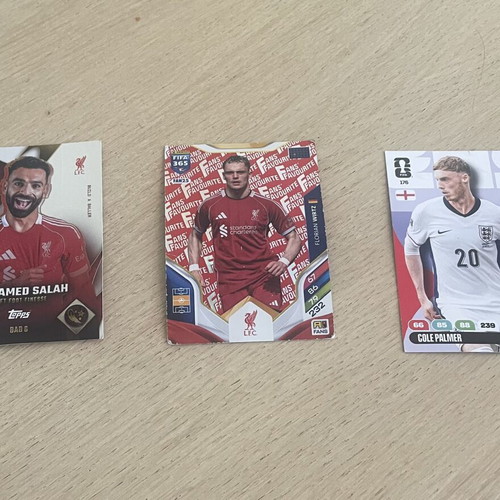 Panini Adrenalyn 365 cards Salah, Wirtz, Palmer like new