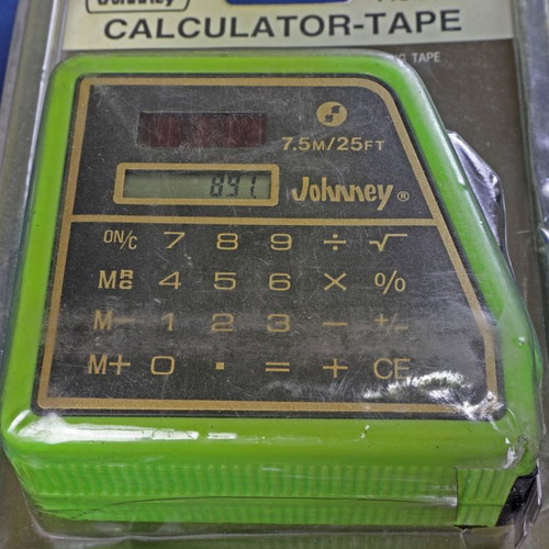 Measuring tape 7.5 meters with calculator new