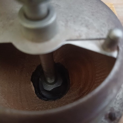 Klingenthal Wooden Coffee Grinder like new, 1950s-60s