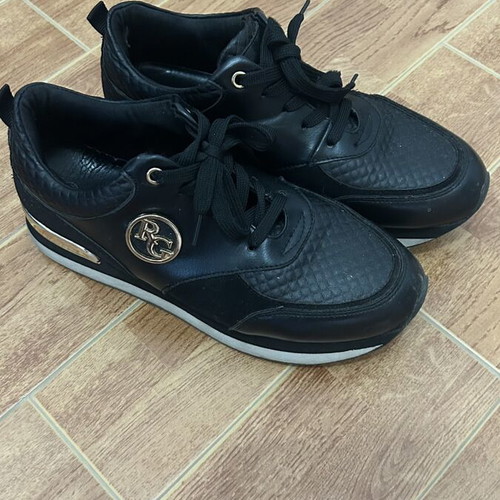 Renato Garini women's sneakers size 39 used, black
