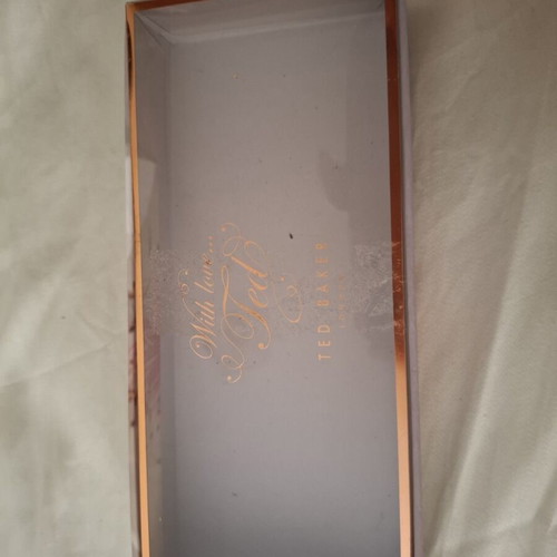 Ted Baker box with transparent lid 18×8×2.5 cm like new