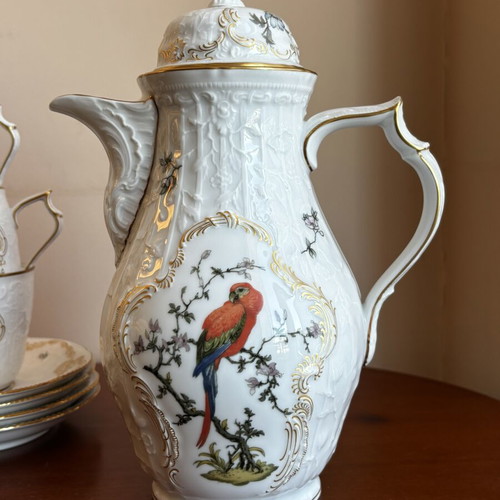 Rosenthal Sanssouci Voliere porcelain tea set with exotic birds