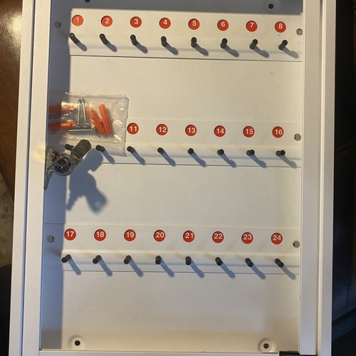 Key Holder Wall Cabinet with 24 Slots New 40x30 cm