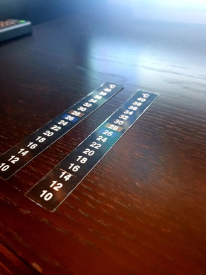 Θερμόμετρα ενυδρείου καινούργια, πακέτο 2 τεμαχίων