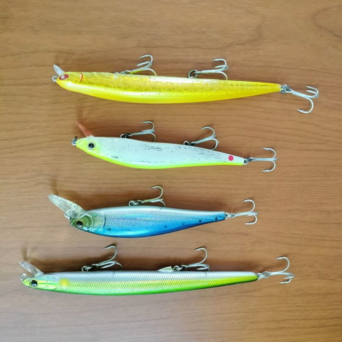 Artificial lures like new with various models MirrOlure, Lucky craft, Megabass