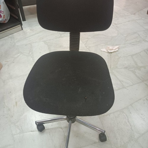 Black computer desk and office chair set
