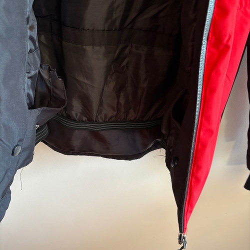 Crivit Women's Waterproof Jacket Medium 40/42 Like New, Red and Black