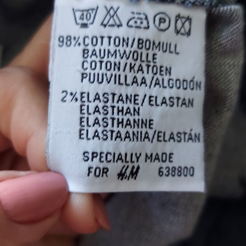H&M Βιντάζ ελαστική τζιν φούστα σαν καινούργια, μεγέθη M και L