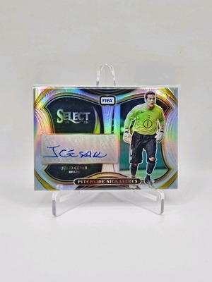 Panini Select FIFA Julio Cesar Autograph σαν καινούργιο