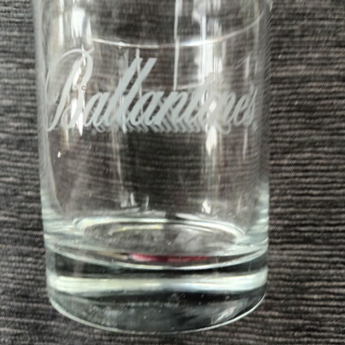 Ballantine's collectible whiskey glass like new