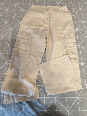 H&M White Pants With Pockets Like New
