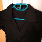 Raxevsky black shirt small size like new with decorative bows