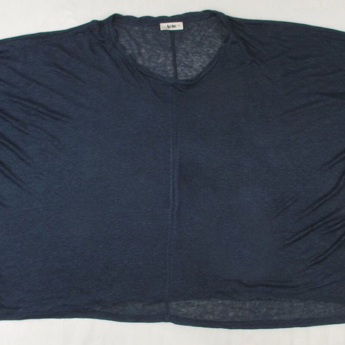 Acne women's top XS blue linen like new