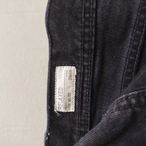 Pepe Jeans relaxed fit high waist black jeans like new, size 30