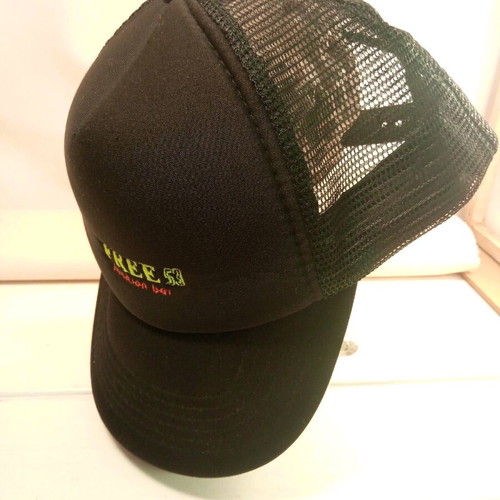 Jockey hat black with adjustable mesh like new