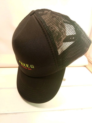 Jockey hat black with adjustable mesh like new