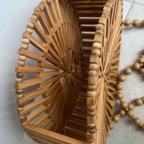 Wooden handbag new handmade