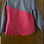 Girls' snow jacket used, grey