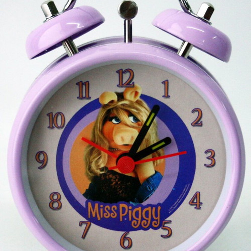 The Muppets Miss Piggy Table Clock Analog new