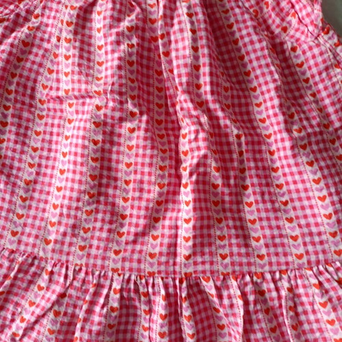 Zara pink dress with hearts like new, 104 cm, 3 years old