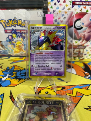 Pokemon card typhlosion holographic ex dragon frontiers