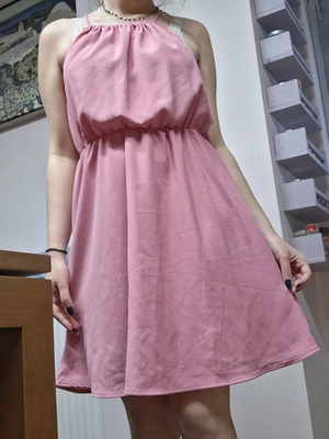 LC Waikiki summer dress pink like new, size S