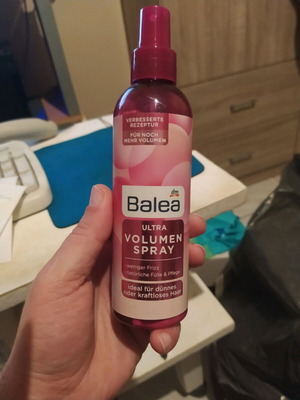 Balea Ultra Volume Spray μεταχειρισμένο, 160ml, ιδανικό για λεπτά μαλλιά