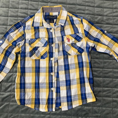 U.S.Polo Assn. children's shirt like new, colorful, size 110 cm