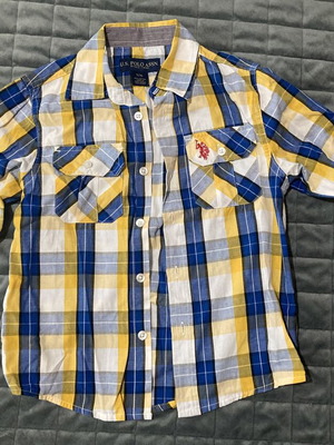 U.S.Polo Assn. children's shirt like new, colorful, size 110 cm