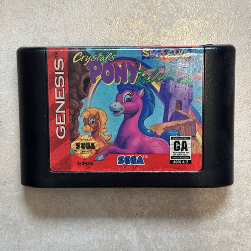 Crystal Pony Tale Sega Genesis game
