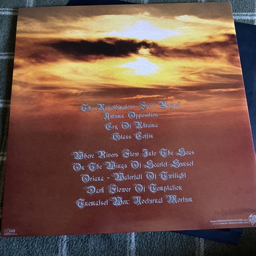 Nokturnal Mortum Twilightfall LP, clear beer vinyl