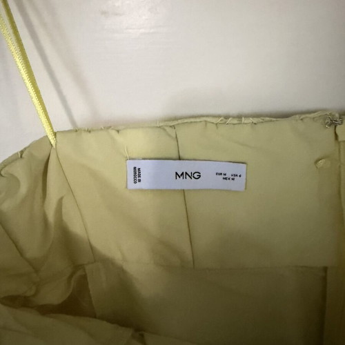 Mango mini dress, yellow, size M